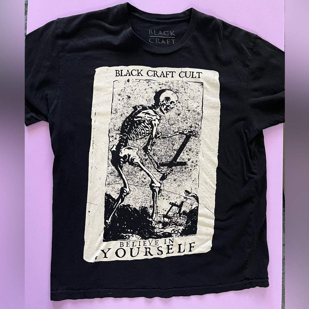 Black Craft Cult- Believe in yourself shirt
